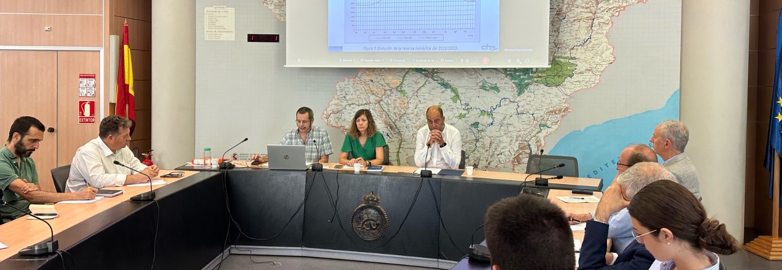 El presidente de la CHE Carlos Arrazola: “Tenemos que recorrer un camino que nos permita adaptarnos más rápidamente a sequías e inundaciones”