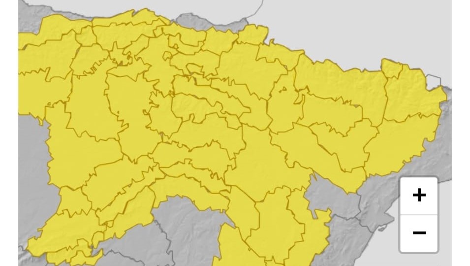 Como consecuencia de los avisos amarillos de la AEMet por lluvias intensas, se advierte de la posibilidad de crecidas en barrancos y cauces menores en Cantabria, Castilla y León (Burgos y Soria), La Rioja, País Vasco (Álava), Navarra, Castilla-La Mancha (norte de Guadalajara), Aragón (Huesca, Zaragoza y Teruel) y Cataluña (Lleida y Tarragona) Como consecuencia de los avisos amarillos de la AEMet por lluvias intensas, se advierte de la posibilidad de crecidas en barrancos y cauces menores en Cantabria, Castilla y León (Burgos y Soria), La Rioja, País Vasco (Álava), Navarra, Castilla-La Mancha (norte de Guadalajara), Aragón (Huesca, Zaragoza y Teruel) y Cataluña (Lleida y Tarragona)